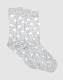 Levante - 3 Pack Gigi Spot Crew Sock