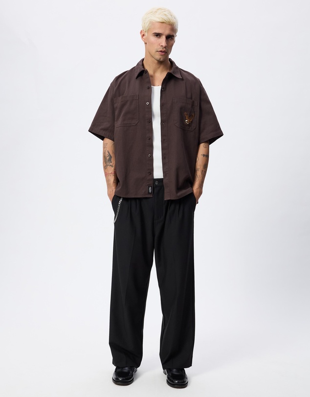 Thrills - Seen & Heard Cropped Short Sleeve Work Shirt