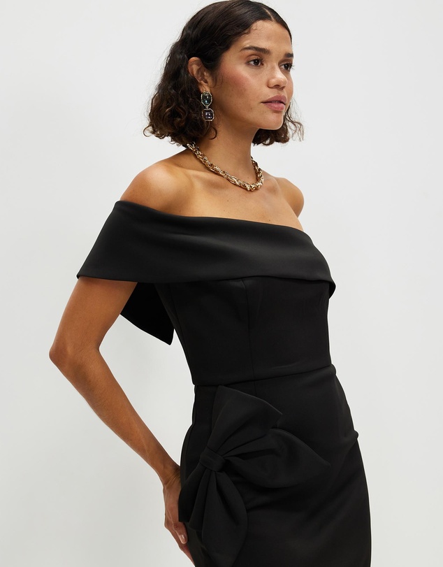 Romance by Honey and Beau - Serena Bow Midi Dress