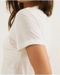 Atmos&Here - Wool Blend Short Sleeve T-Shirt
