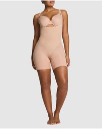 Spanx - Spanxsculpt Gofigure-Open Bust Mid Thigh Bodysuit