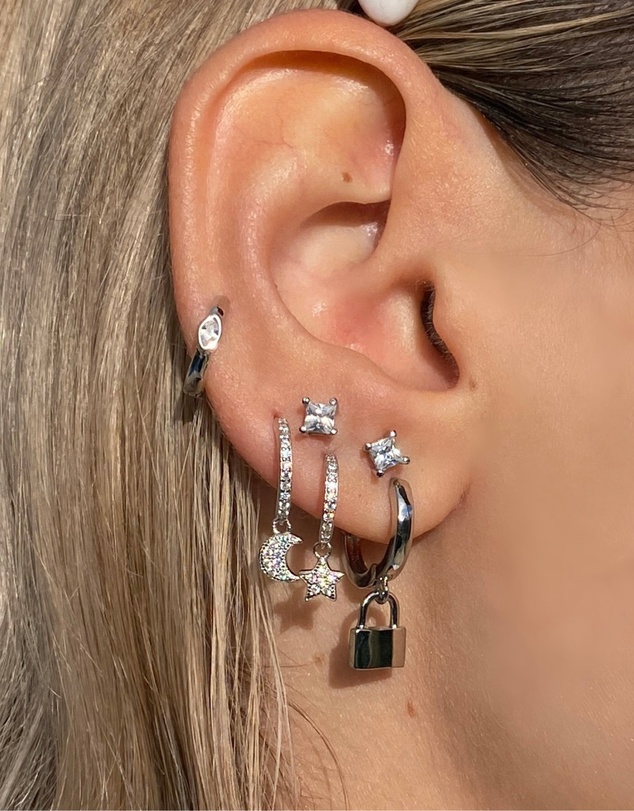 Izoa - Capri Huggie Earrings