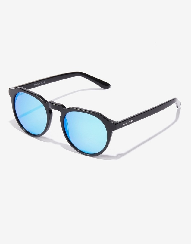Hawkers Co - HAWKERS - Diamond Black Clear Blue WARWICK X Sunglasses for Men and Women UV400