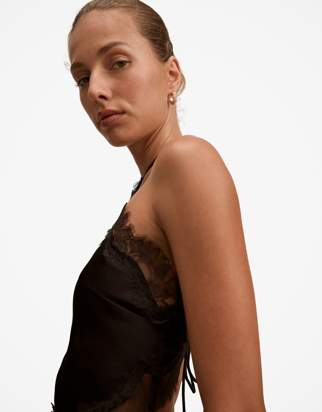 Forever New - Jovie Halter Neck Lace Top