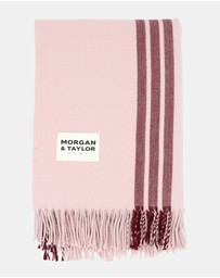 Morgan & Taylor - Sawyer Throw Blanket in Pink
