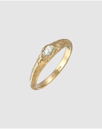 Haze & Glory - ICONIC EXCLUSIVE - Ring Marquise Amethyst 925 Sterling Silver Gold-Plated