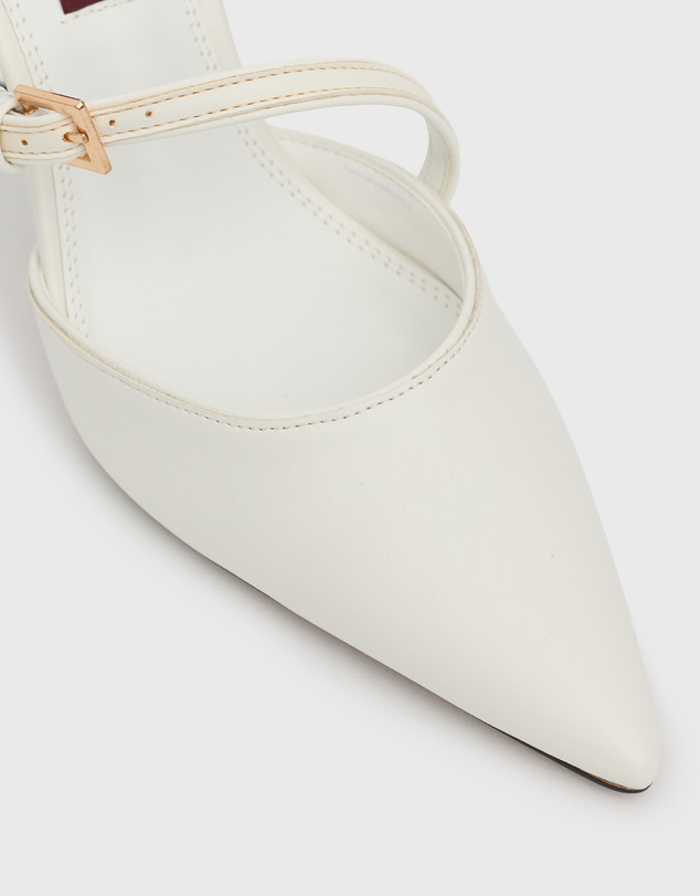 Betts - Gala Buckle High Heeled Mules