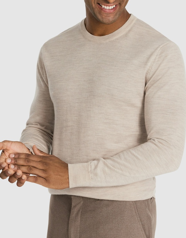 Tarocash - Wesley Merino Wool Crew Knit