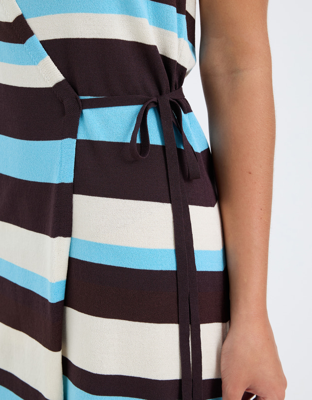 Calli - Andrea Stripe Knit Mini Dress