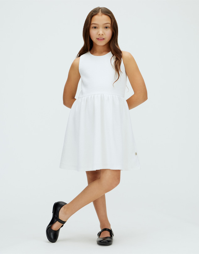 Calvin Klein Jeans - Girls Crinkle Sleeveless Dress