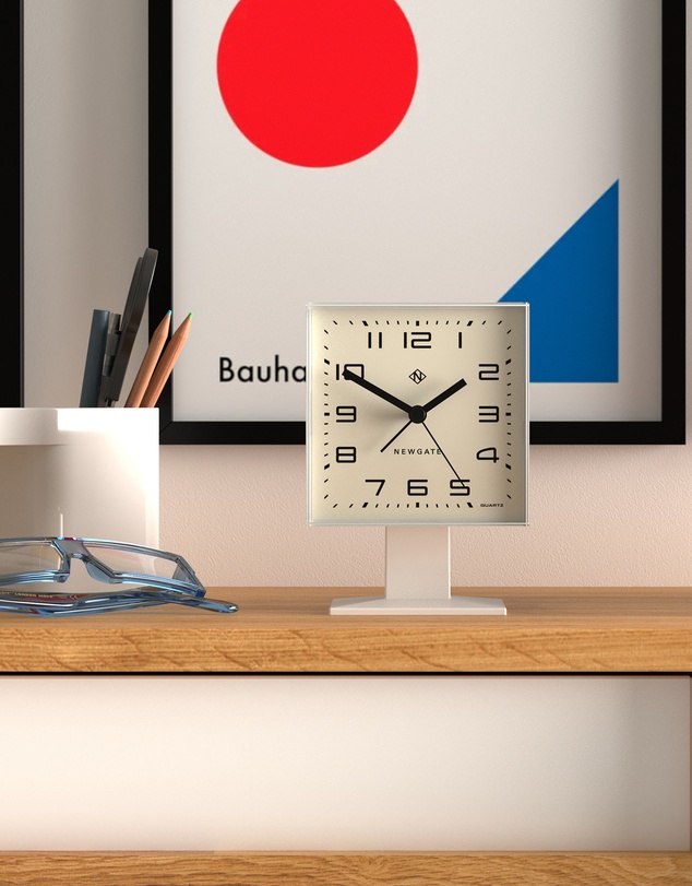 Newgate - Newgate Victor Alarm Clock Pebble White
