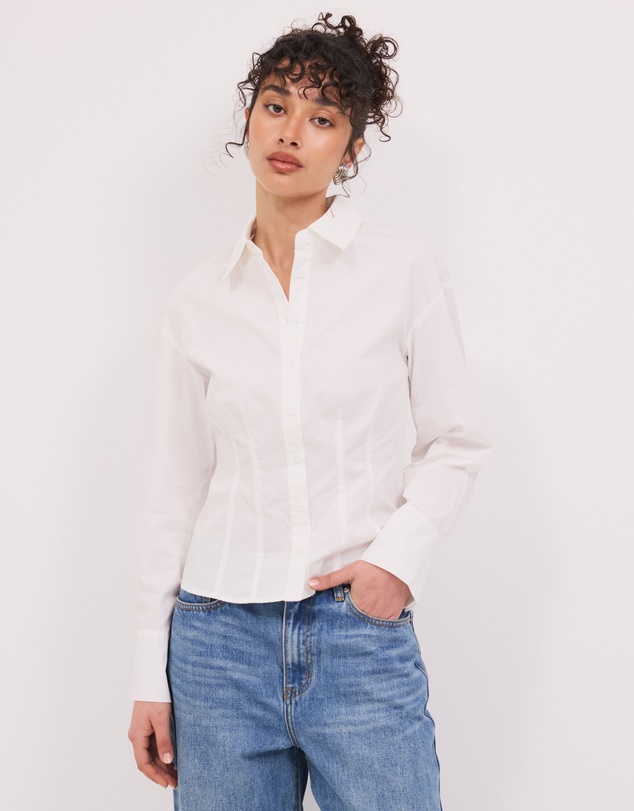 Calli - Hailey Pin Tuck Shirt