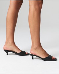 Verali - Alyssa Kitten Heel Mules