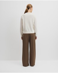 Country Road - Tipped Crew Neck Knit