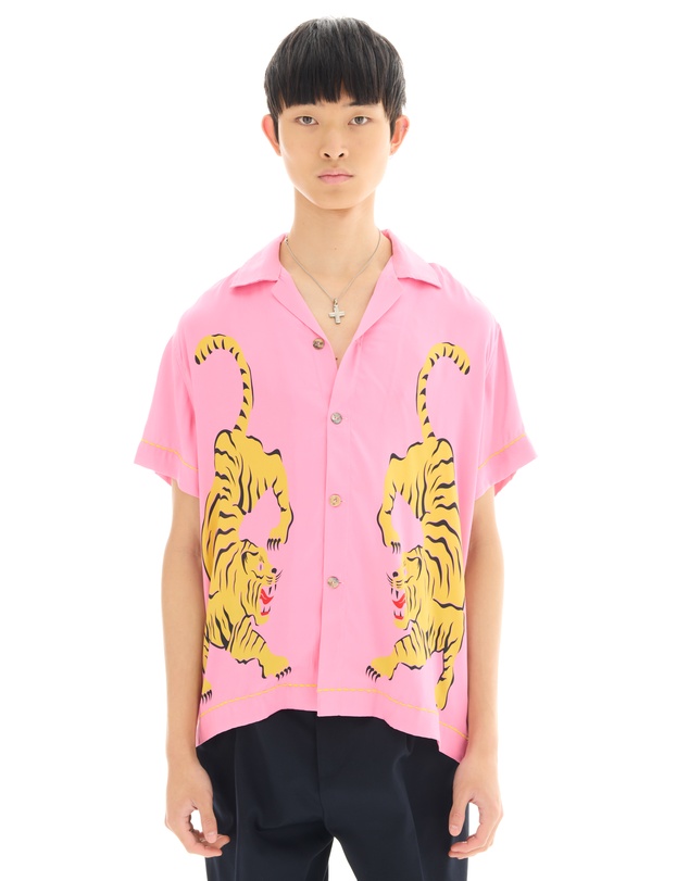 THE TALES - Crouching Tiger Silk Shirt