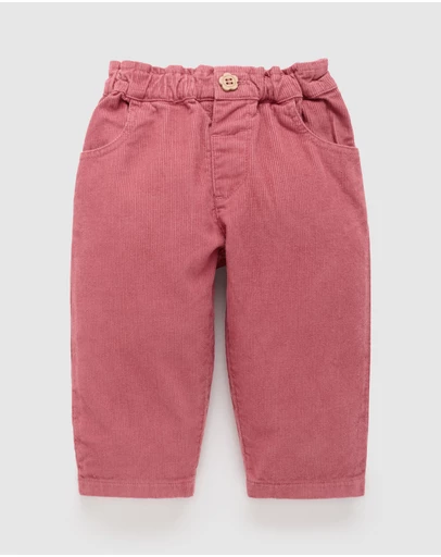 Purebaby - Corduroy Pull On Pants -Kids-Babies