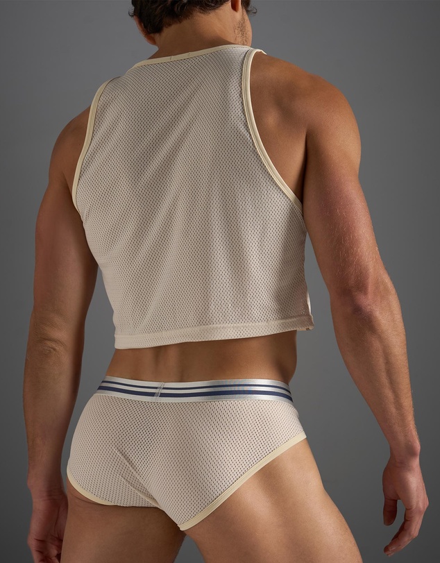 TEAMM8 - Racer Mesh Crop Singlet