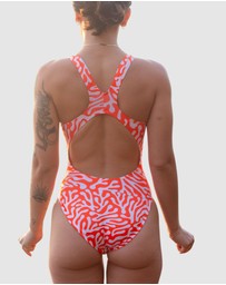 Salty Johnson - Coral Thick Strap One Piece