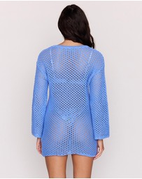 MINKPINK - Balmy Crochet Mini Dress