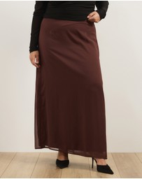 Atmos&Here Curvy - Melody Bias Maxi Skirt
