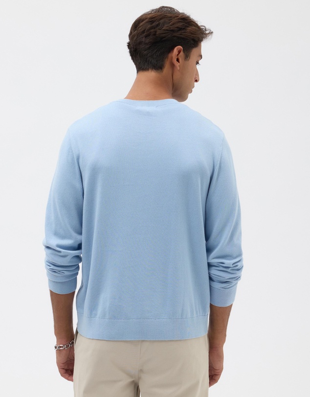 AERE - Lightweight Organic Cotton Crew Neck Knit Jumper