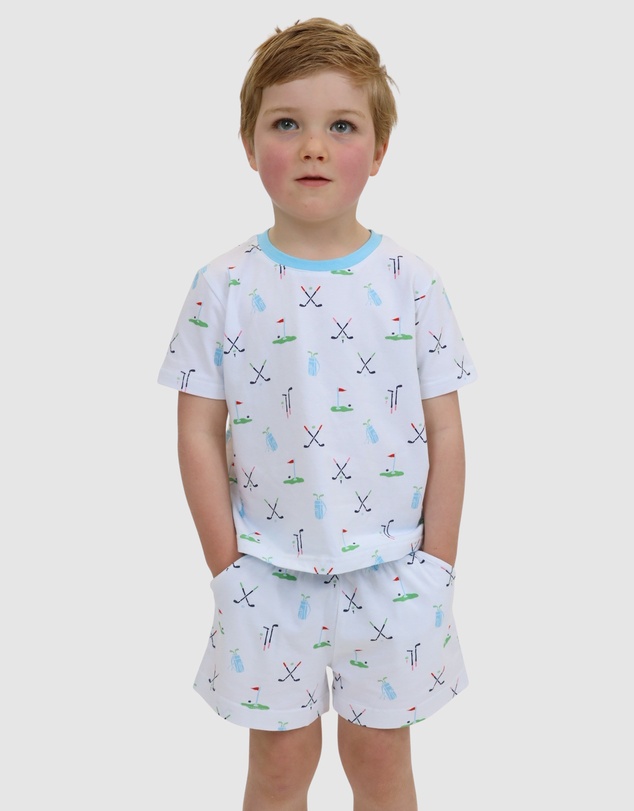 Sant And Abel - Kids Golf Short PJ Set