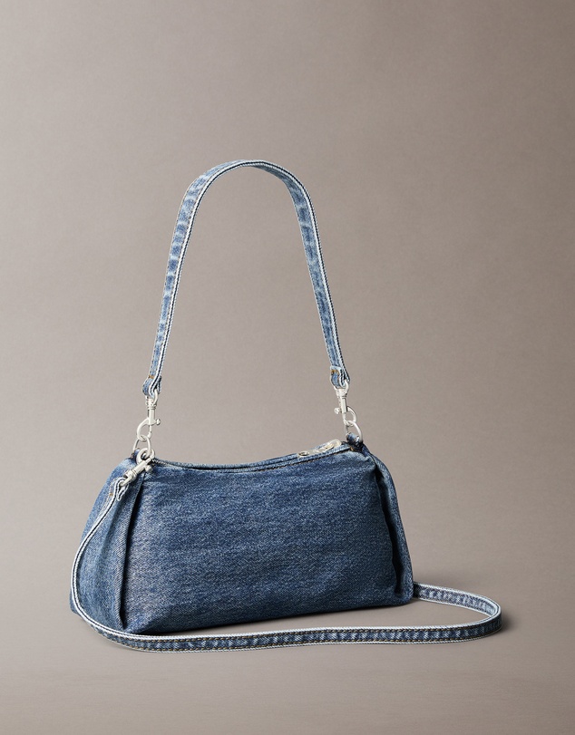 Calvin Klein - Small Denim Shoulder Bag