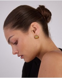 CENDRE - Liv Hoop Earrings 18k Gold