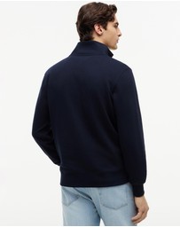 Tommy Hilfiger - Flag Embroidery Terry Quarter-Zip Jumper