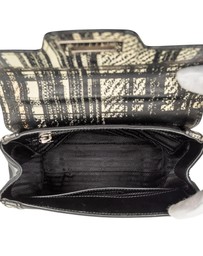 Pre-Loved by Azura Reborn - Pre-Loved Tartan Saffiano Trimmed Tessuto Satchel