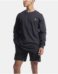 Vacancy Co - Palm Embroidery Long Sleeve Tee