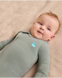 Love to Dream - Side Zip Romper Bamboo Deep Olive