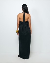 AERE - Dovie Linen Maxi Dress