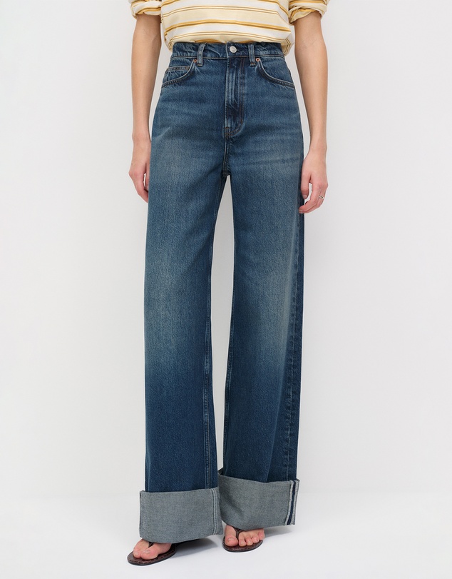 Reformation - Cary High Rise Slouchy Wide Leg Jeans