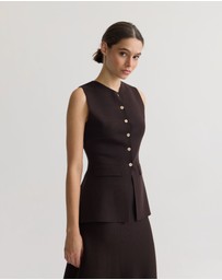 Oxford - Drew Knitted Long Waistcoat