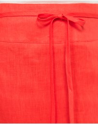 AERE - Alba Linen Midi Skirt
