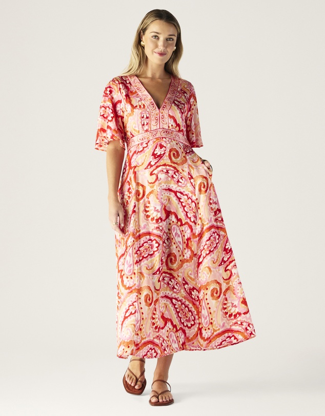 MOS The Label - Serena Print Midi Dress