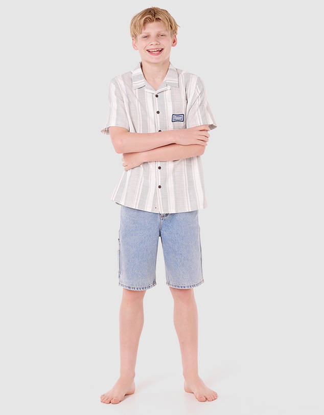 Rip Curl - Mod Cali Stripe SS Shirt - Teens
