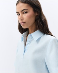 UNISON - Collared Popover Shirt