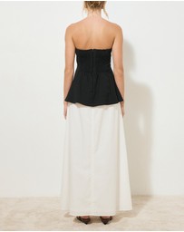 MON RENN - Solice Strapless Dress