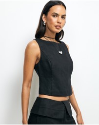 AERE - Thea Linen Tank