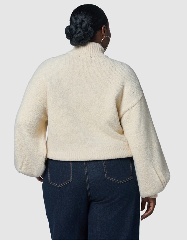 Sunday In The City - Lunaire Knit Bomber Jacket