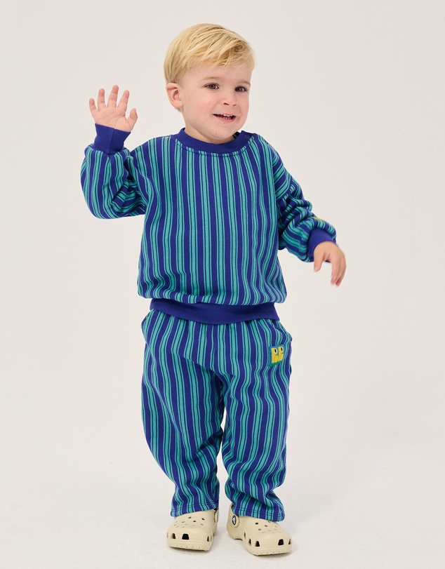Bobo Choses - Booo Bo Choses Tag Stripes Sweatshirt - Babies