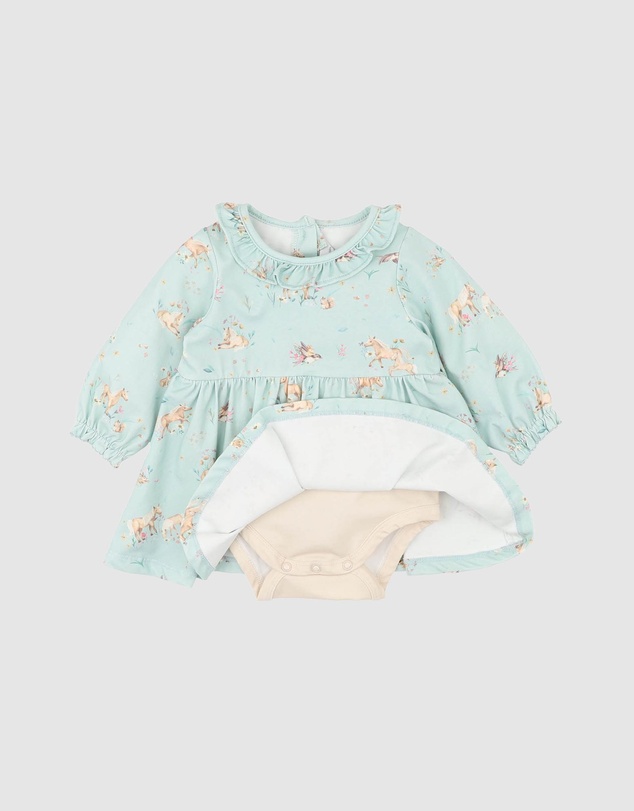 Bebe by Minihaha - Winnie Organic Overlay Dress - Babies