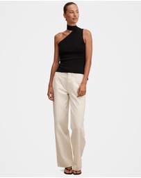 Forever New - Isla Scarf Knitted Top