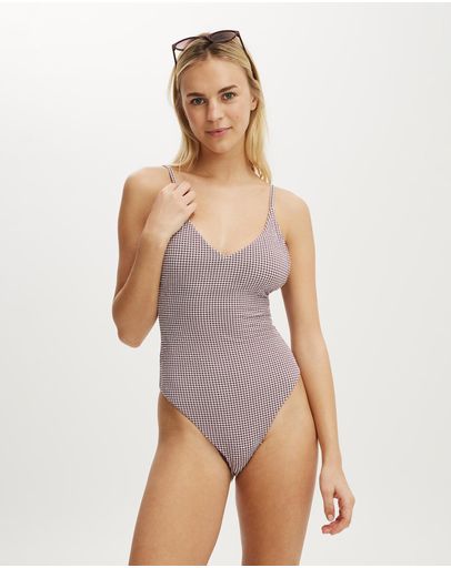 PLUM KISS GINGHAM