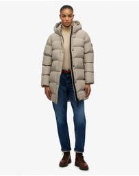 Superdry - Hooded Sports Puffer Mid Jacket
