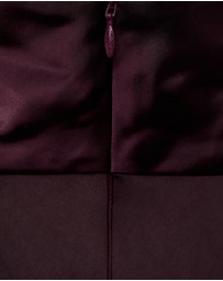 M.N.G - High Collar Satin Blouse