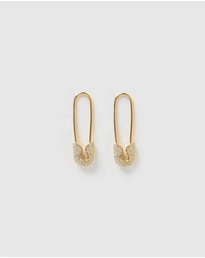 Izoa - Justice Safety Pin Earrings