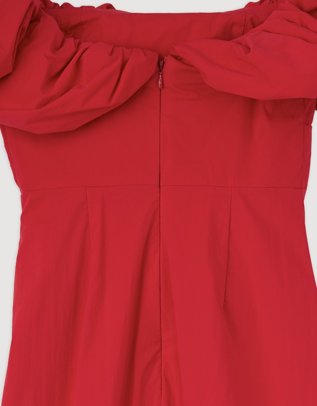 Revibe - Repaired Shona Joy Campbell Off Shoulder Bubble Maxi Dress - AU 6
